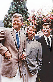 Kennedy brothers, John, Robert and Edward
