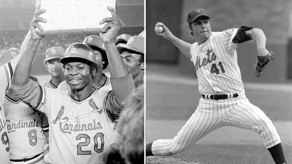 Tom Seaver and Lou Brock Baseball Legends
