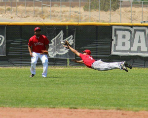 Great baseball catch by A. J. Trujillo