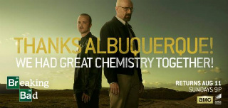 Breaking Bad billboard thanks Albuquerque