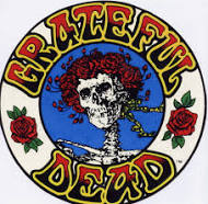 Grateful Dead skeleton and roses