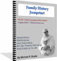 Family History Jumpstart free ebook - click here for info