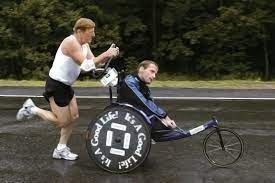The Tandem Running Team of Dick and Rick Hoyt