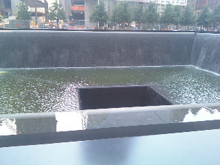 The 9-11 Memorial Reflecting Pools in New York City