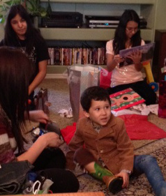 kids at Christmas 2012