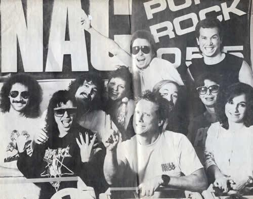 KNAC radio station staff 1988