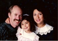 Me with daughter Kristen and wife, Annette years ago